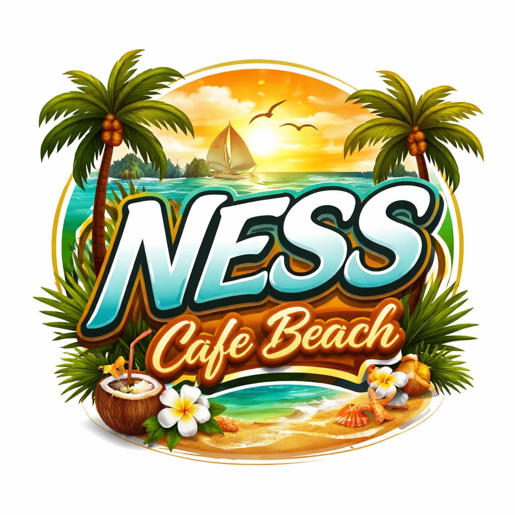Ness Cafe Beach orijinal logosu